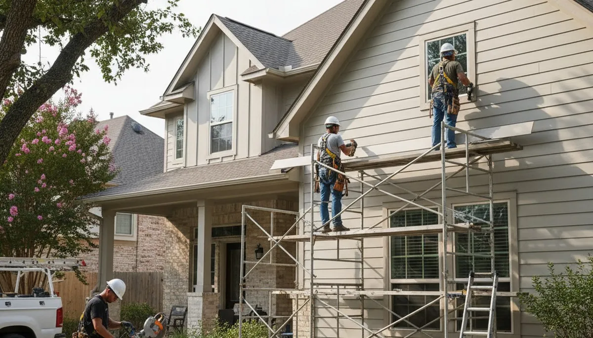 Siding installation service in Houston, TX for residential and commercial exteriors