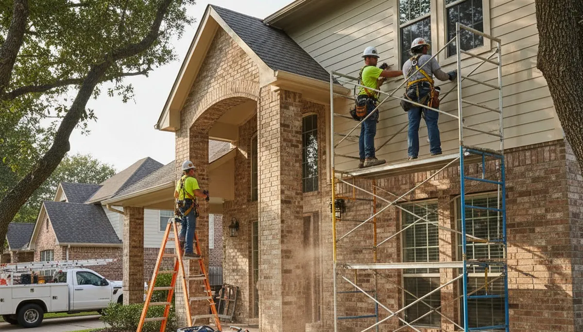 Houston, TX siding installation by a professional siding contractor for local homes