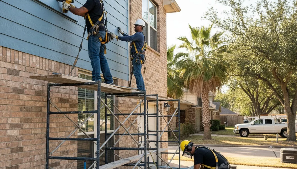 Houston TX siding contractor for residential exterior siding installation and replacement