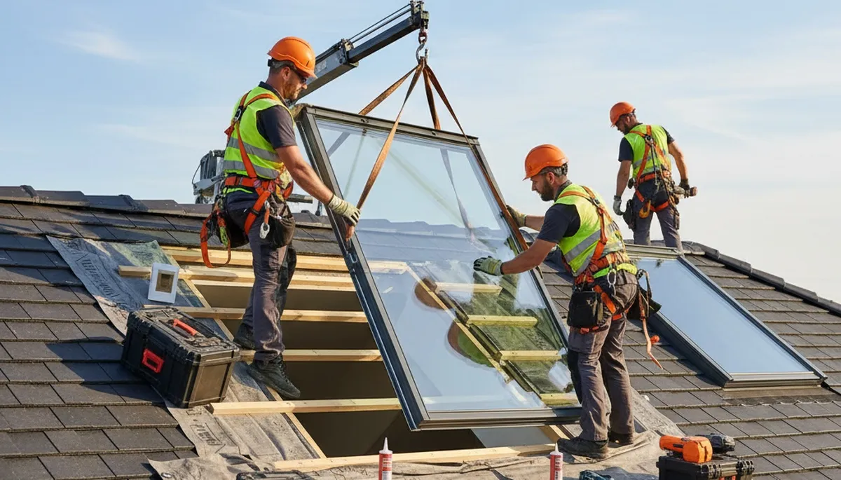 Houston, TX skylight installation by FX Remodeling & Exteriors for brighter, weather-ready homes