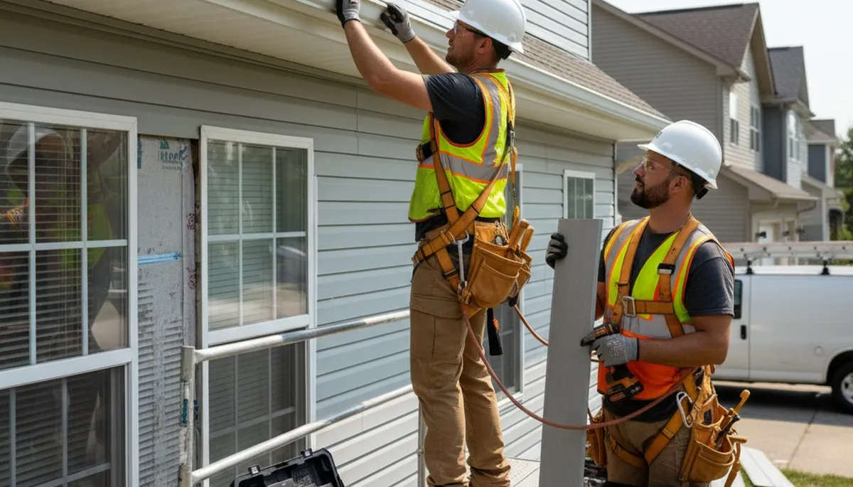 Houston, TX vinyl siding repair by FX Remodeling & Exteriors for cracked, warped, storm-damaged siding